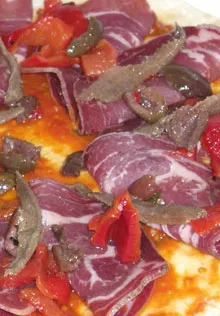 Prosciutto and Anchovies Pizza 1